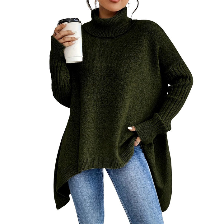 Joanna| Elegant Turtelneck  jumper with tummy coverage
