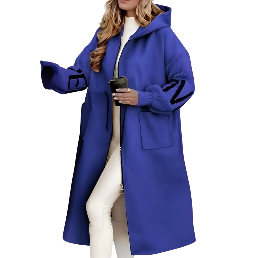Luna |  Elegant Hooded Coatigan