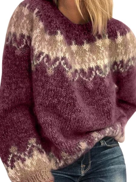 Zanvella™ - Nordic Pattern Jumper