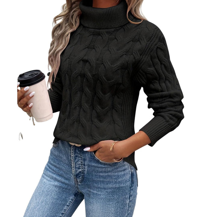 Zanvella™ |  Knitted roll‑neck Jumper