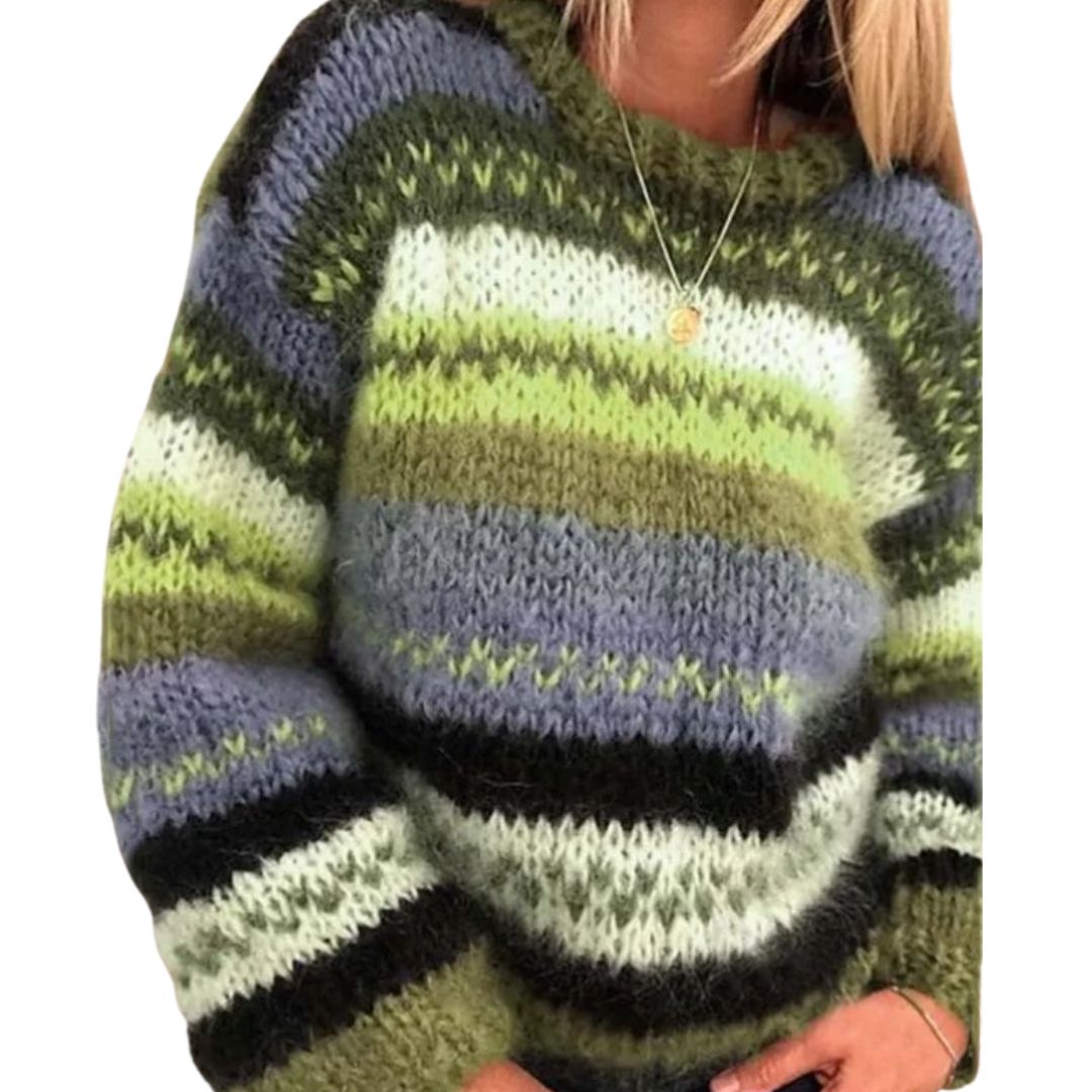 Maeve | Soft Striped Knit Jumper – Warm & Effortless