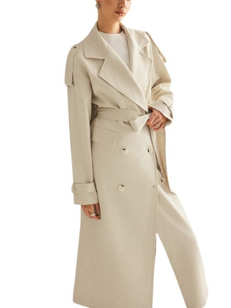 Zanvella™ | Beige Trench Coat