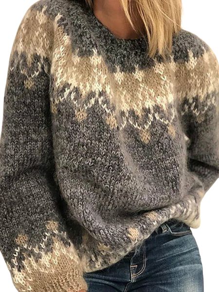 Zanvella™ - Nordic Pattern Jumper