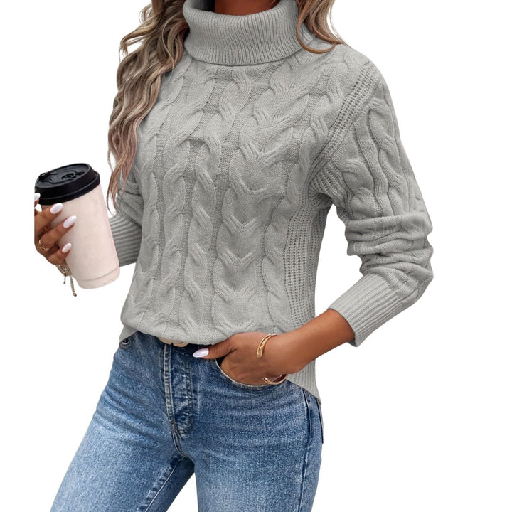 Zanvella™ |  Knitted roll‑neck Jumper