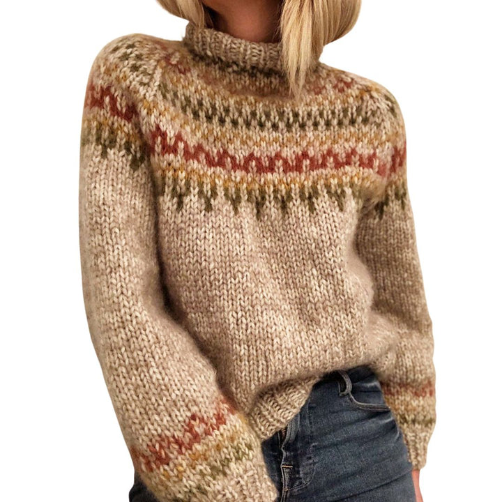 Zanvella™ | Nordic Knit Sweater in Soft Wool Blend