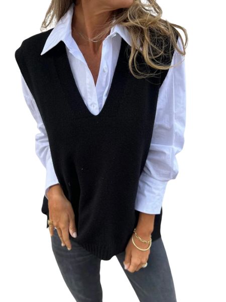 Zanvella™ |Knit Jumper Vest