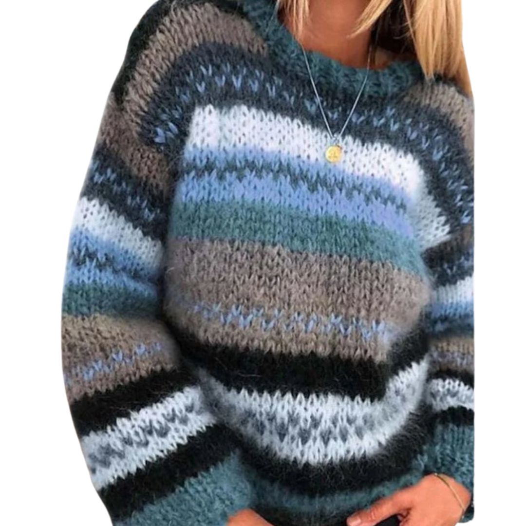 Maeve | Soft Striped Knit Jumper – Warm & Effortless