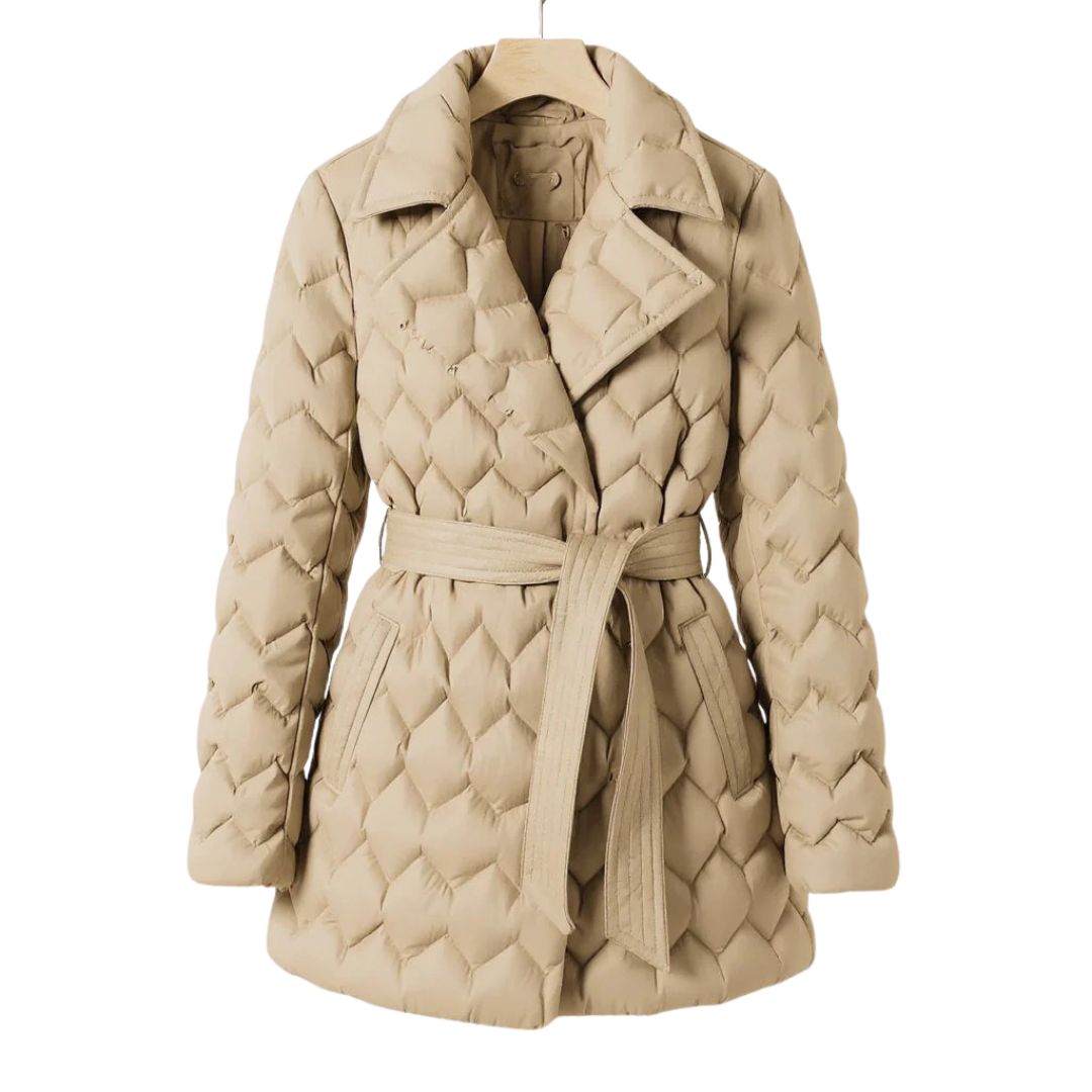 Zanvella™ | The Quilted Wrap Coat