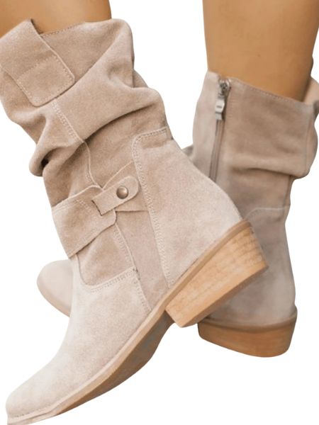 Zanvella™ |Mid-Calf Suede Boots