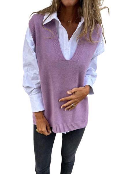 Zanvella™ |Knit Jumper Vest