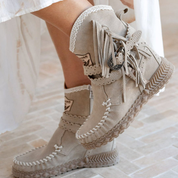 Zanvella™ | Queenie Taupe – Western Elegance