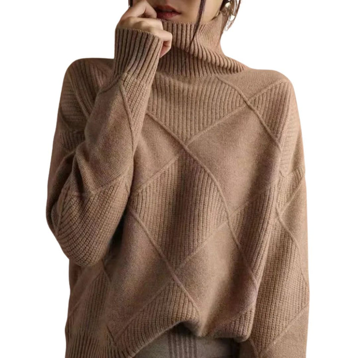 Evelyn | Classic High Neck Jumper