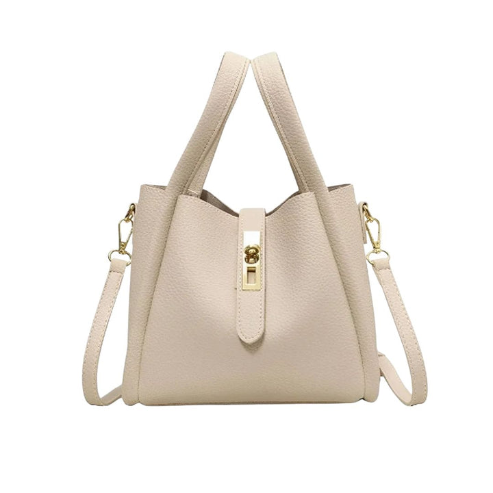 Zanvella™ |Structured Leather Shoulder Bag