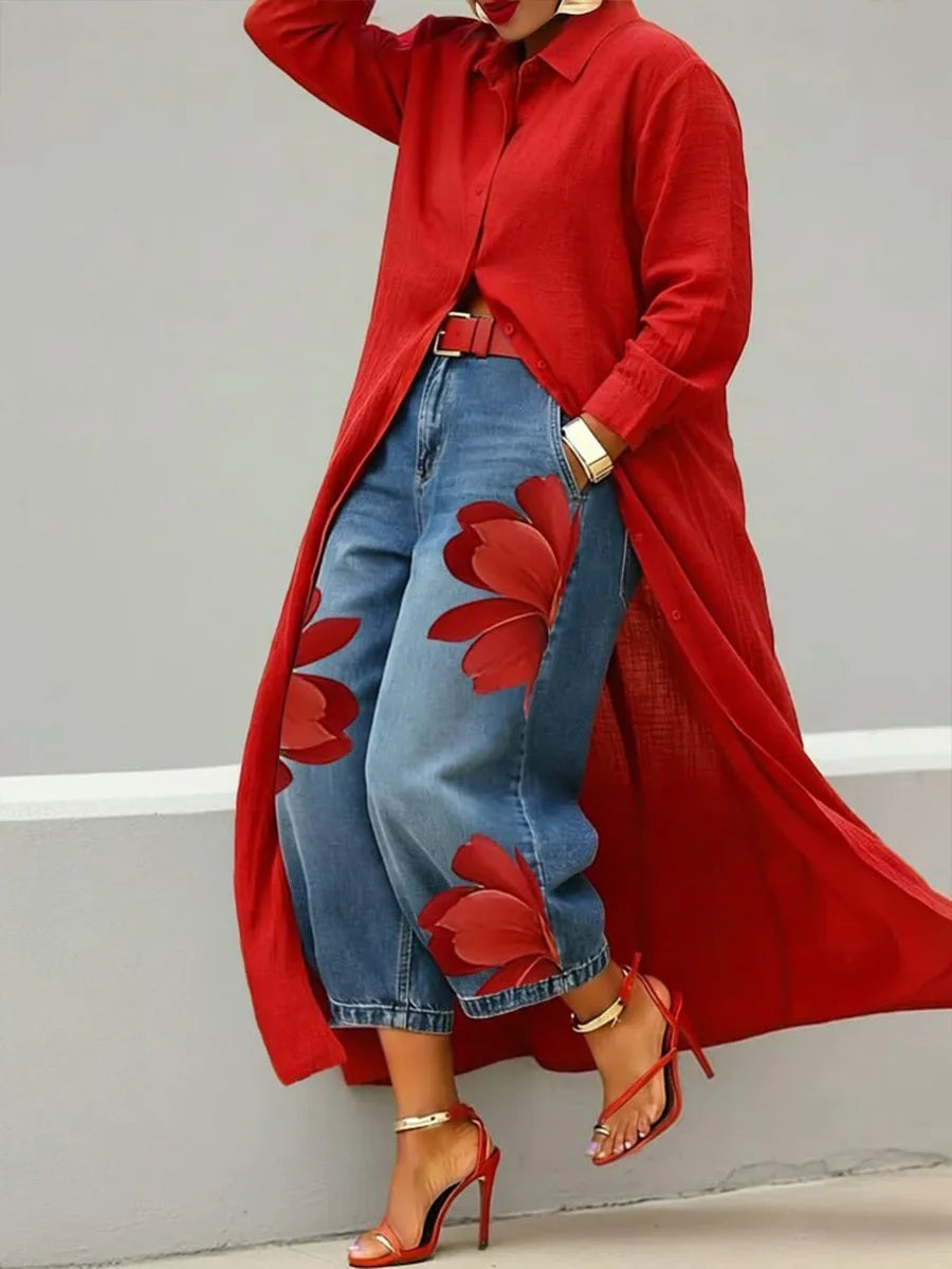 ANALIE | FLOWING SHIRT DRESS