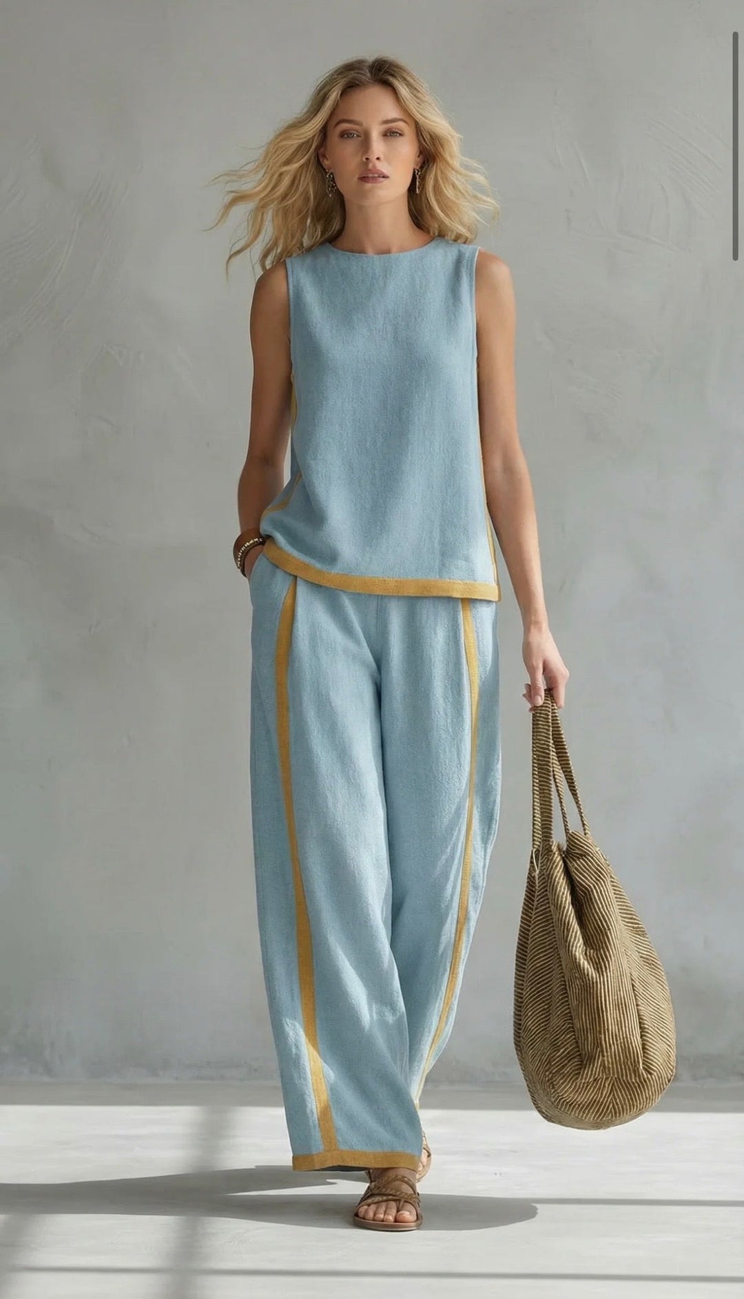 SHANIA CASUAL-CHIC TWO-PIECE SET