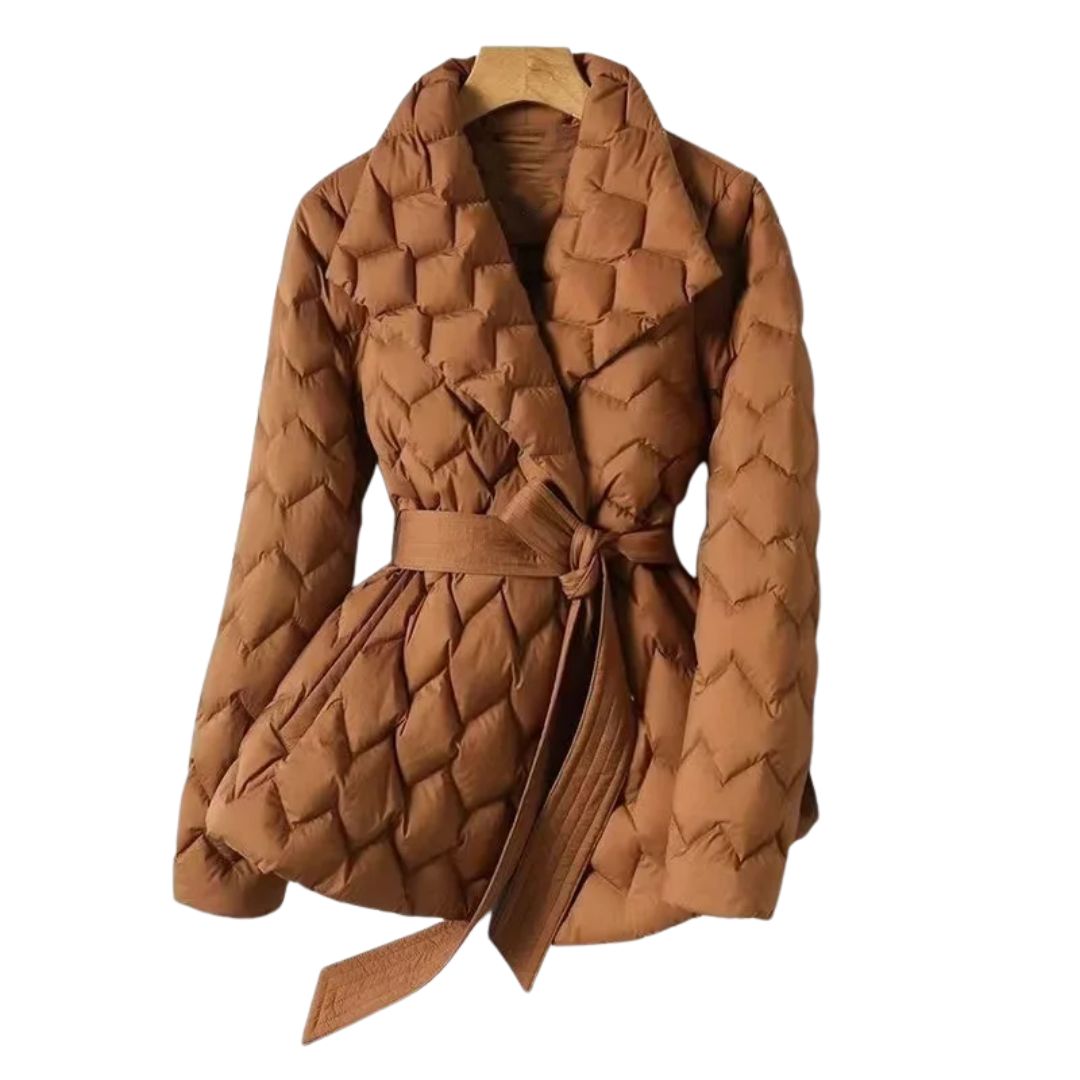 Zanvella™ | The Quilted Wrap Coat