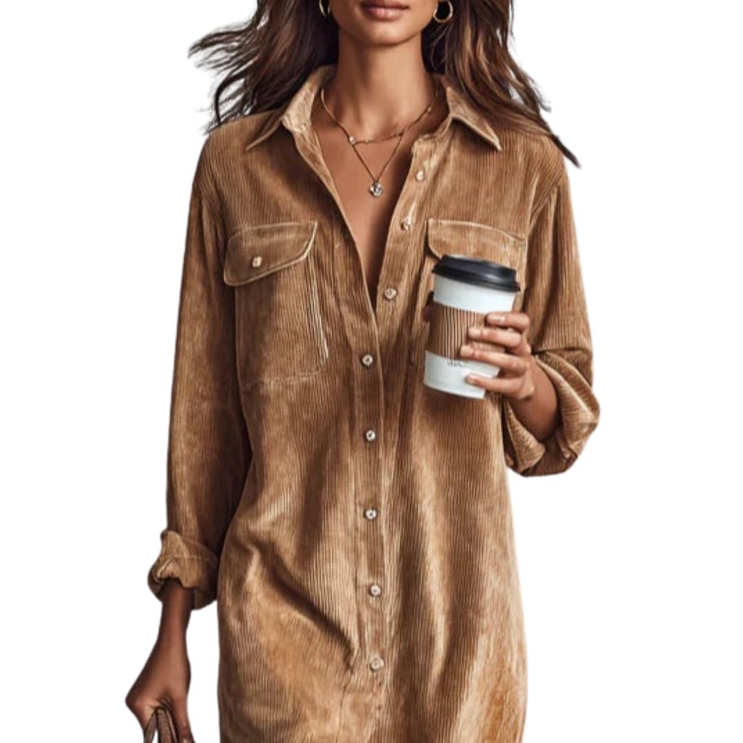 FLORENCE  | CORDUROY RELAXED DRESS