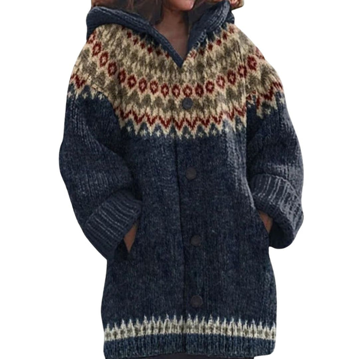 CLARA | CHUNKY KNIT HOODED CARDIGAN