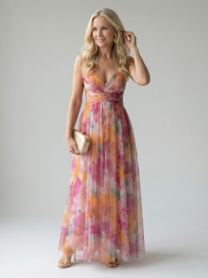 ISEL | SOFT WRAP MAXI DRESS