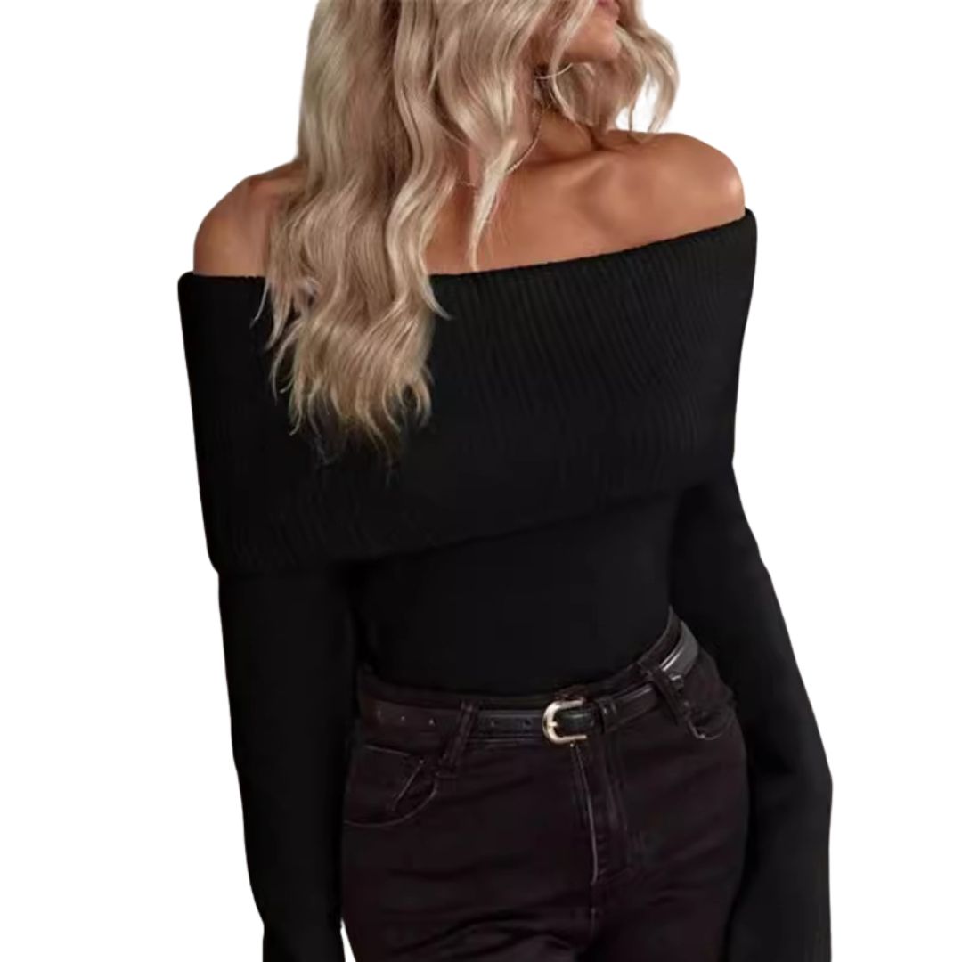 Laura | Off-Shoulder Slim Fit Top