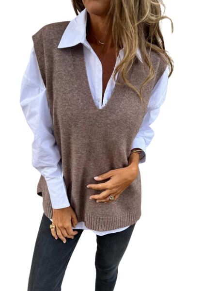 Zanvella™ |Knit Jumper Vest