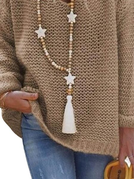 ALISON  |V-NECK LONG-SLEEVE SWEATER