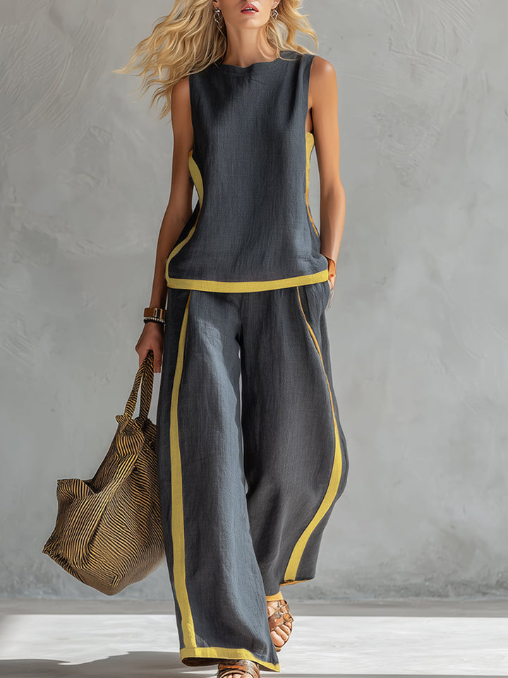 SHANIA CASUAL-CHIC TWO-PIECE SET