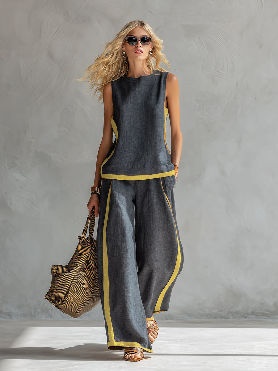 SHANIA CASUAL-CHIC TWO-PIECE SET