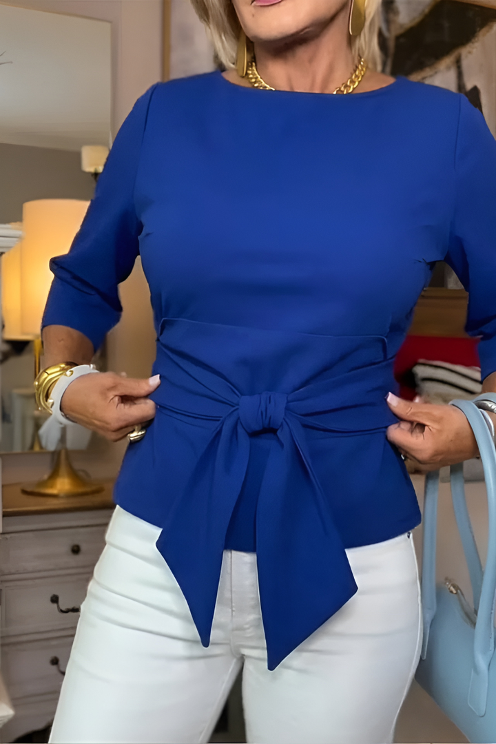 DARA | TIE WAIST FLATTERING TOP