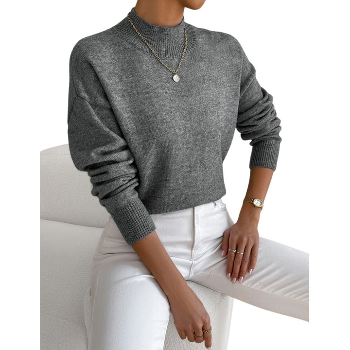 Claire | Soft Knit Jumper with High Neck