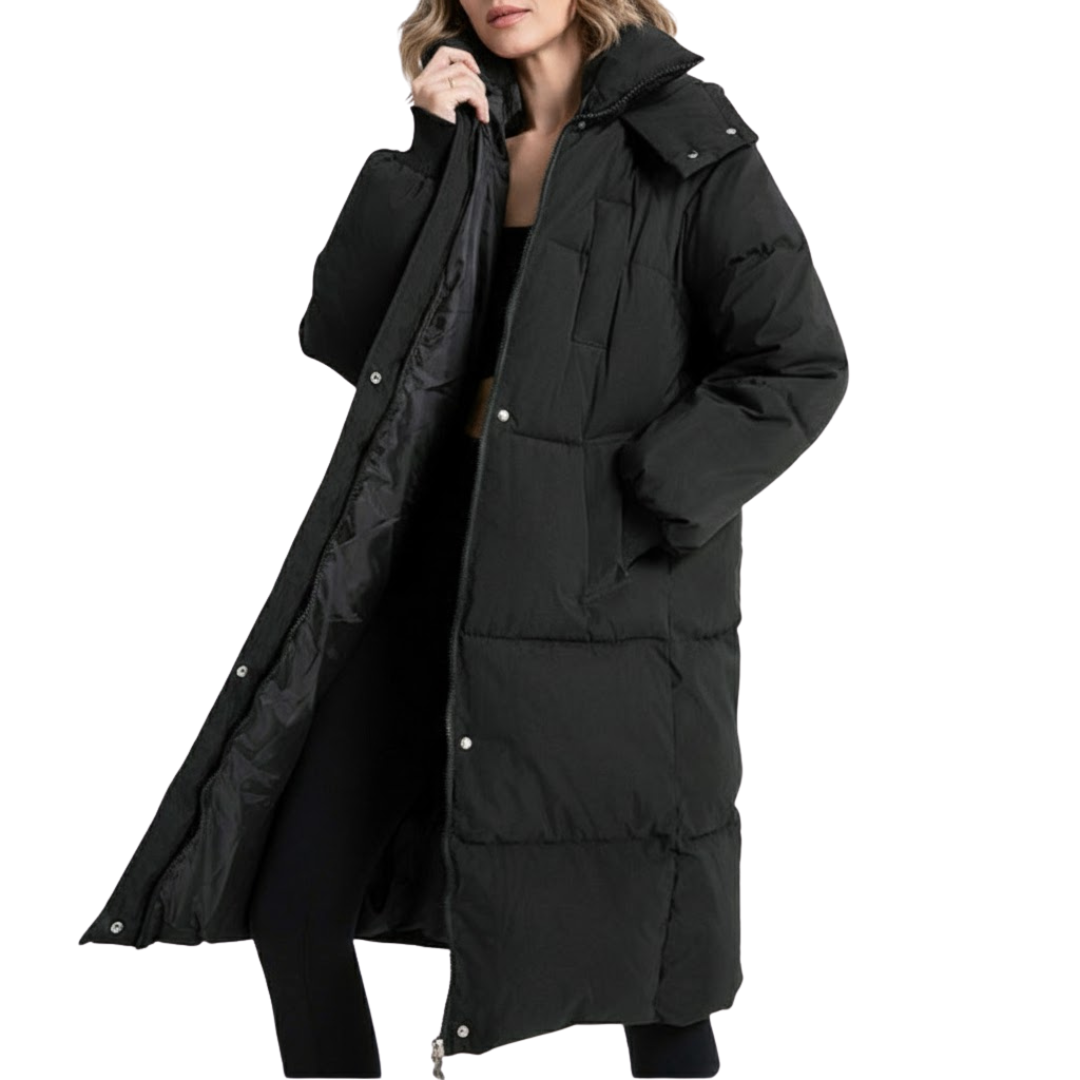 Florence - Classic Hooded Long Puffer Coat