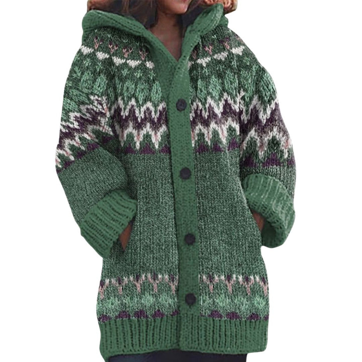 CLARA | CHUNKY KNIT HOODED CARDIGAN