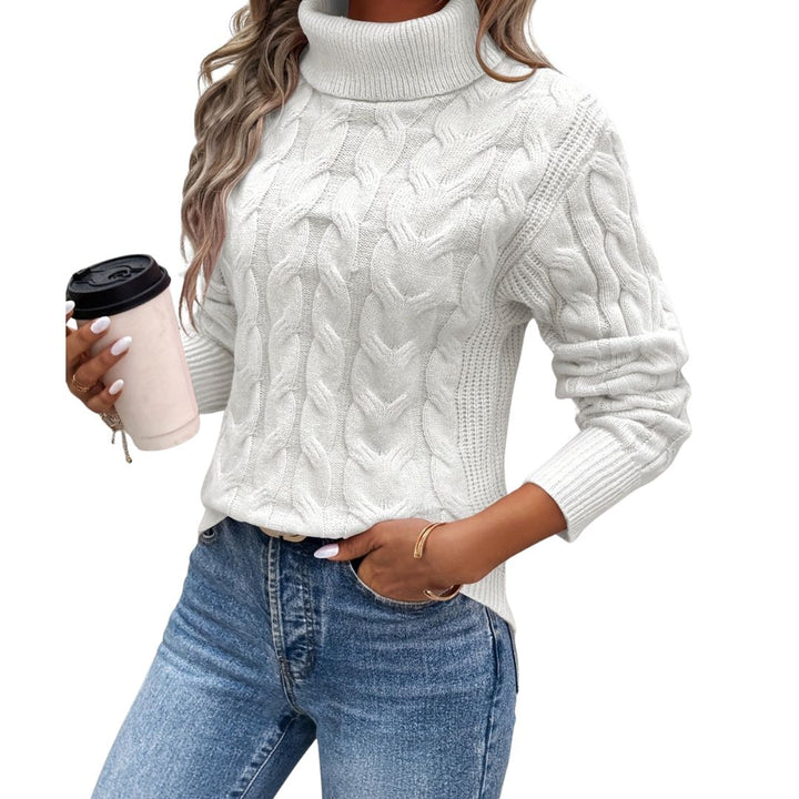 Zanvella™ |  Knitted roll‑neck Jumper