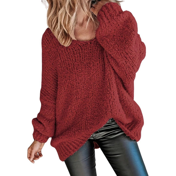 Niva| Casual Long Sleeve Round Neck Sweater