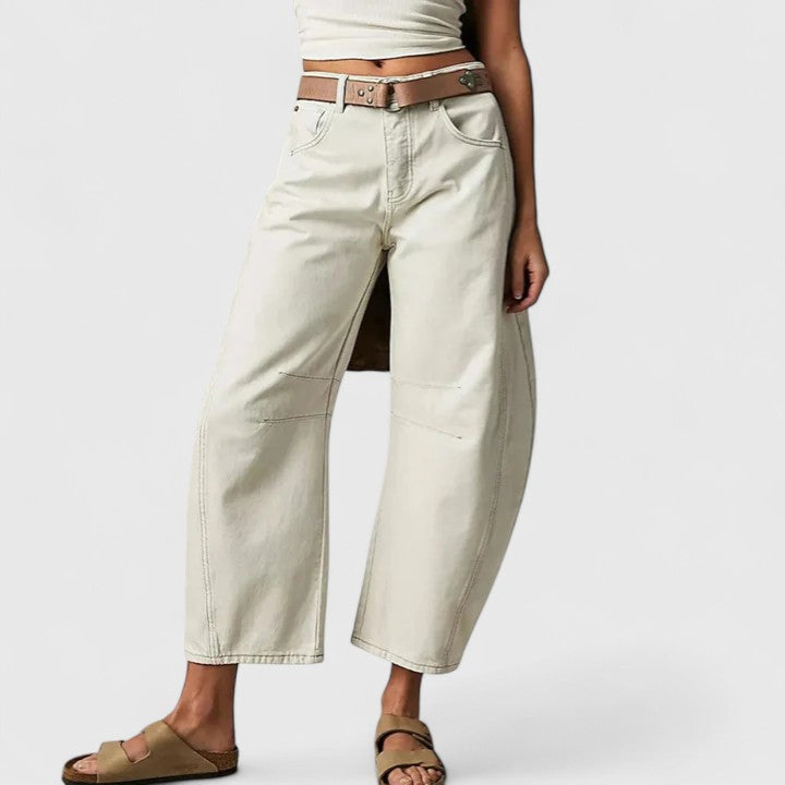 RAIN | COMFORTABLE WIDE-LEG PANTS