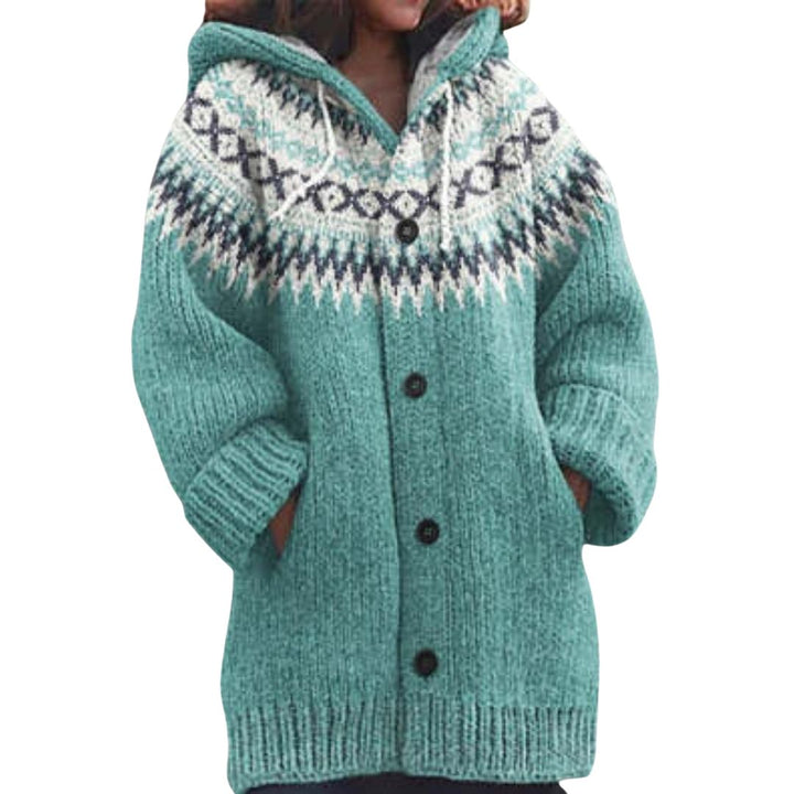 CLARA | CHUNKY KNIT HOODED CARDIGAN