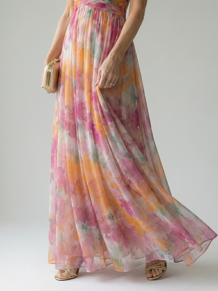 ISEL | SOFT WRAP MAXI DRESS