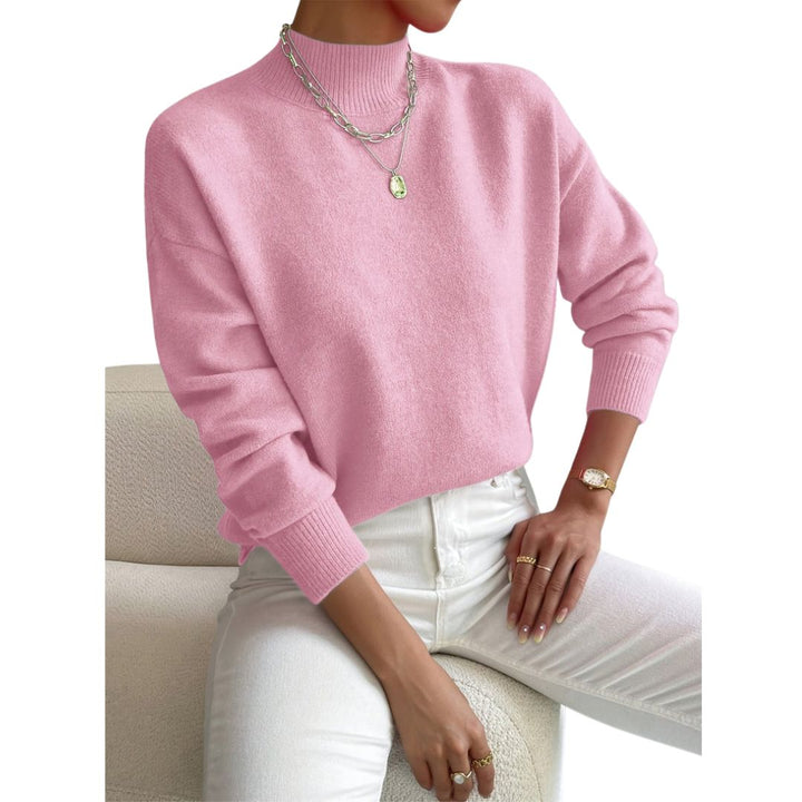 Claire | Soft Knit Jumper with High Neck