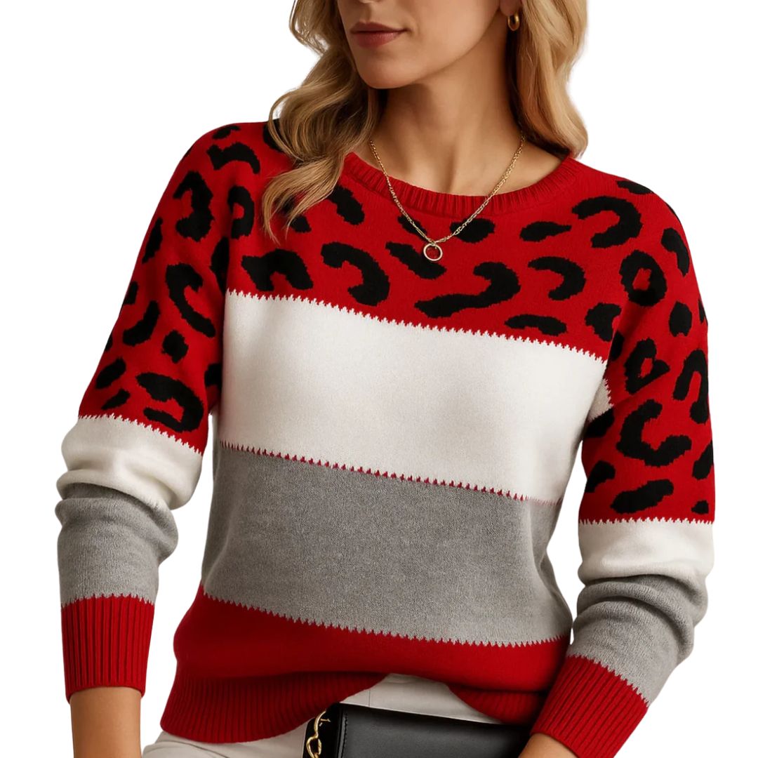 Belle | Panther Print Sweater – Everyday Chic