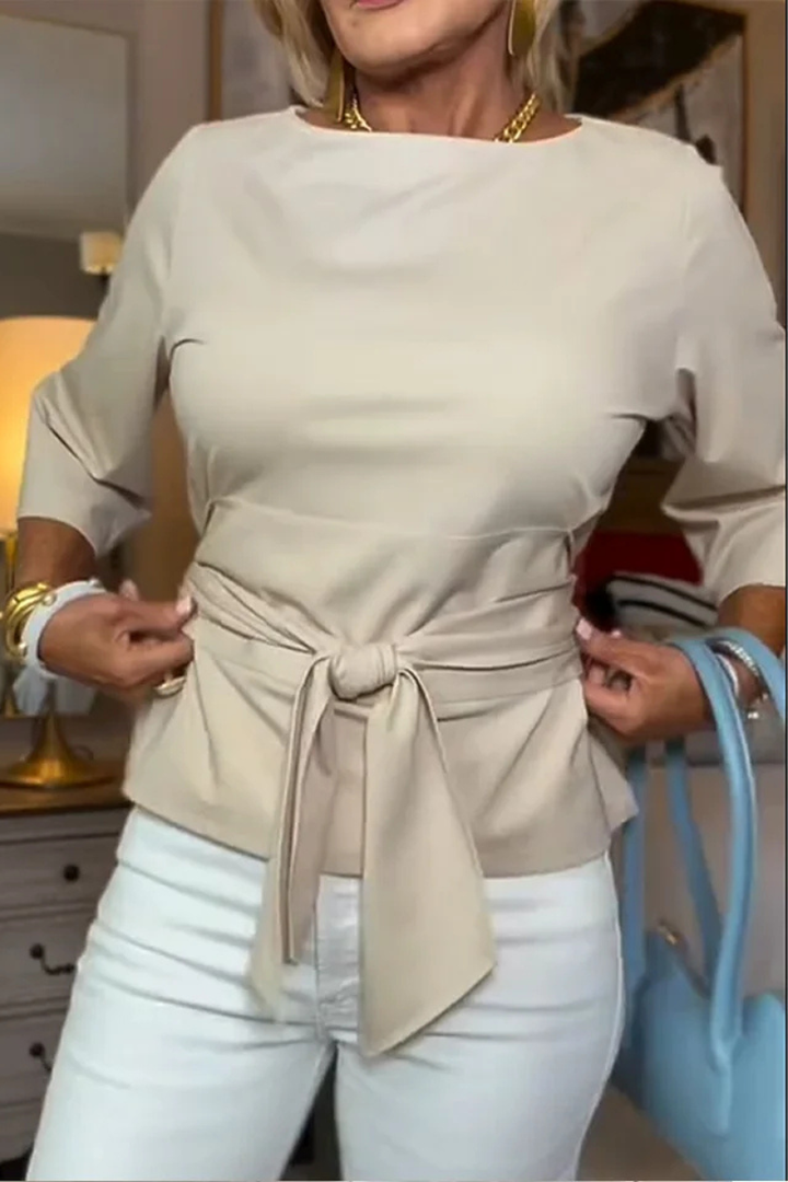 DARA | TIE WAIST FLATTERING TOP