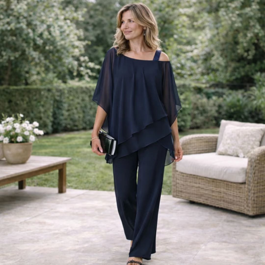 MARIELLA | FLATTERING TWO-PIECE LAYERED SET
