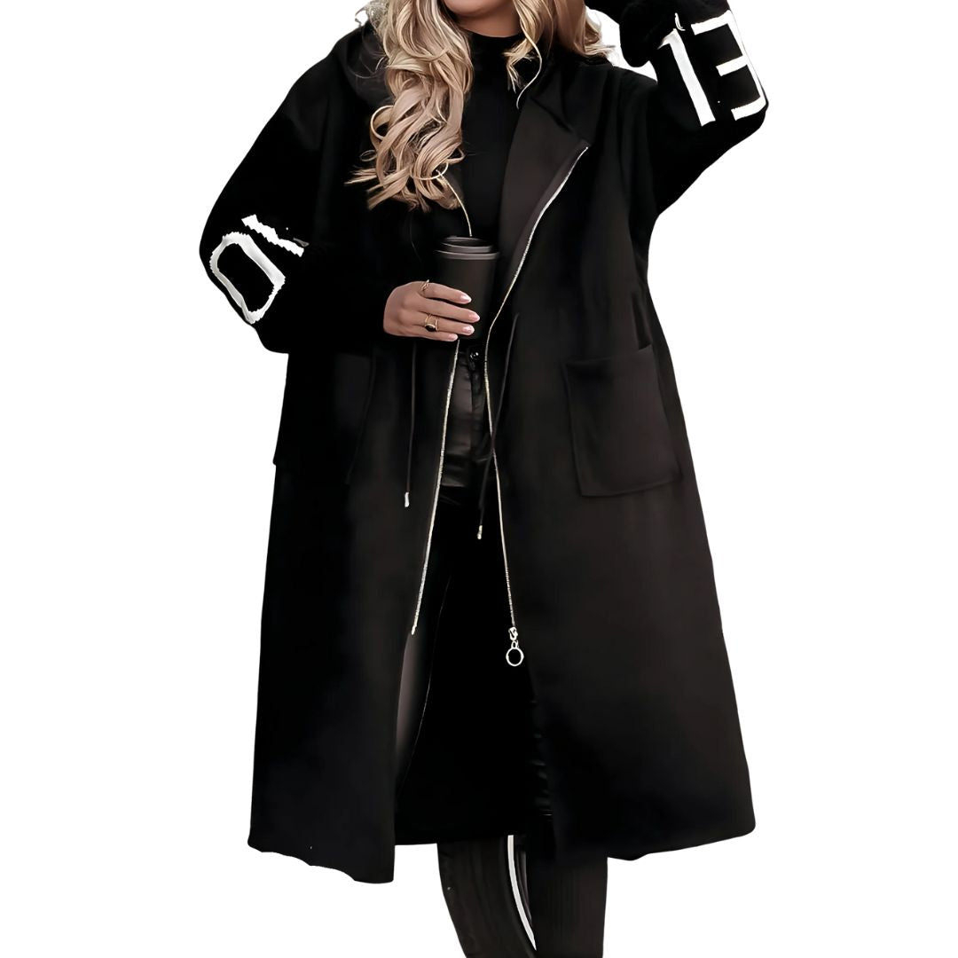 Luna |  Elegant Hooded Coatigan
