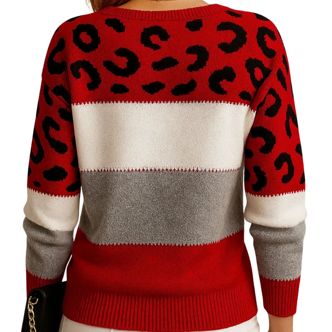Belle | Panther Print Sweater – Everyday Chic