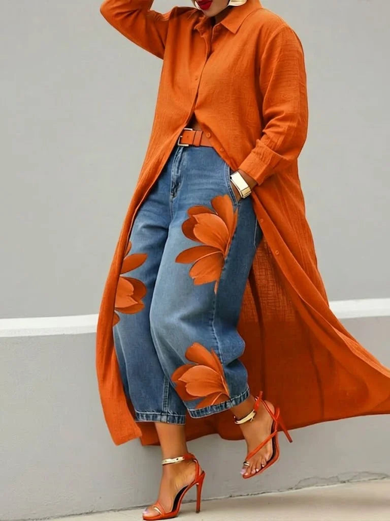 ANALIE | FLOWING SHIRT DRESS