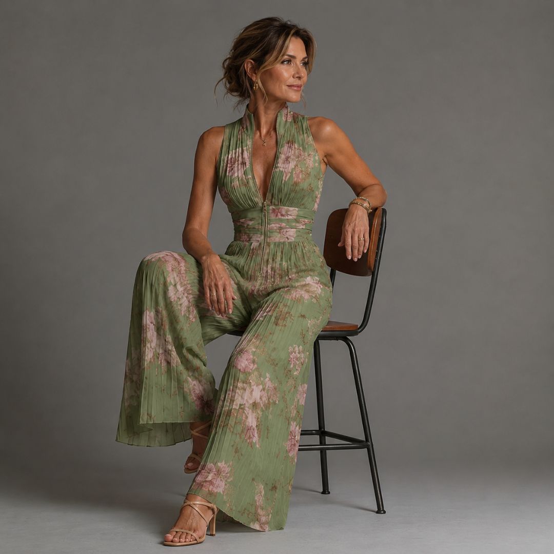 ISBEL ELEGANT FLORAL JUMPSUIT