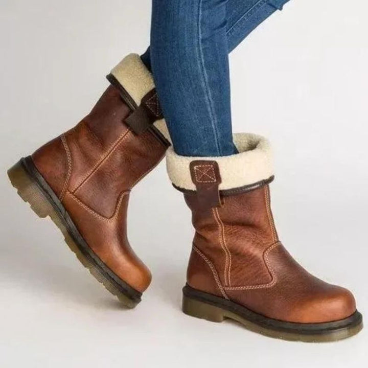 Lined Leather Boots