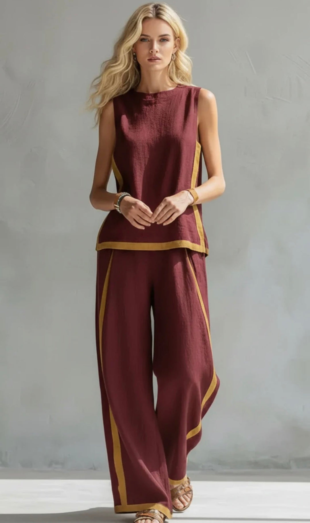 SHANIA CASUAL-CHIC TWO-PIECE SET