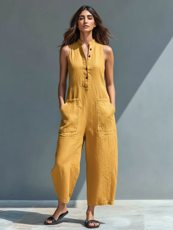 LUCINDA | ELEGANT SLEEVELESS JUMPSUIT
