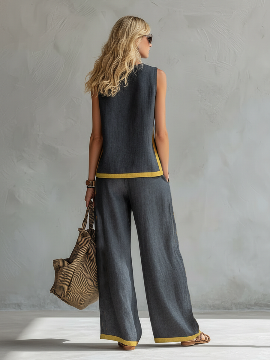 SHANIA CASUAL-CHIC TWO-PIECE SET