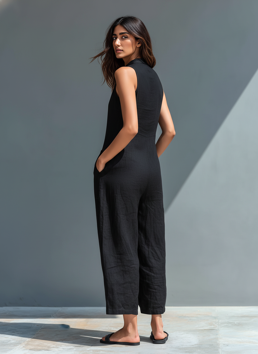 LUCINDA | ELEGANT SLEEVELESS JUMPSUIT